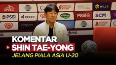 Berita Video, Komentar Shin Tae-yong Jelang Persiapan Timnas Indonesia U-20 di Piala Asia U-20