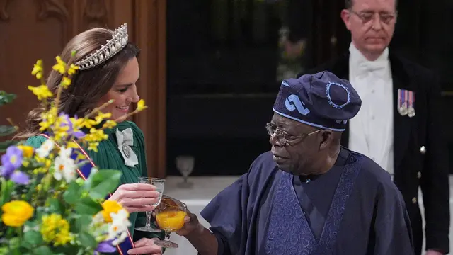 Kate Middleton Anggun Bergaun Hijau dan Tiara Favorit Putri Diana, Jamu Buka Puasa Presiden Nigeria