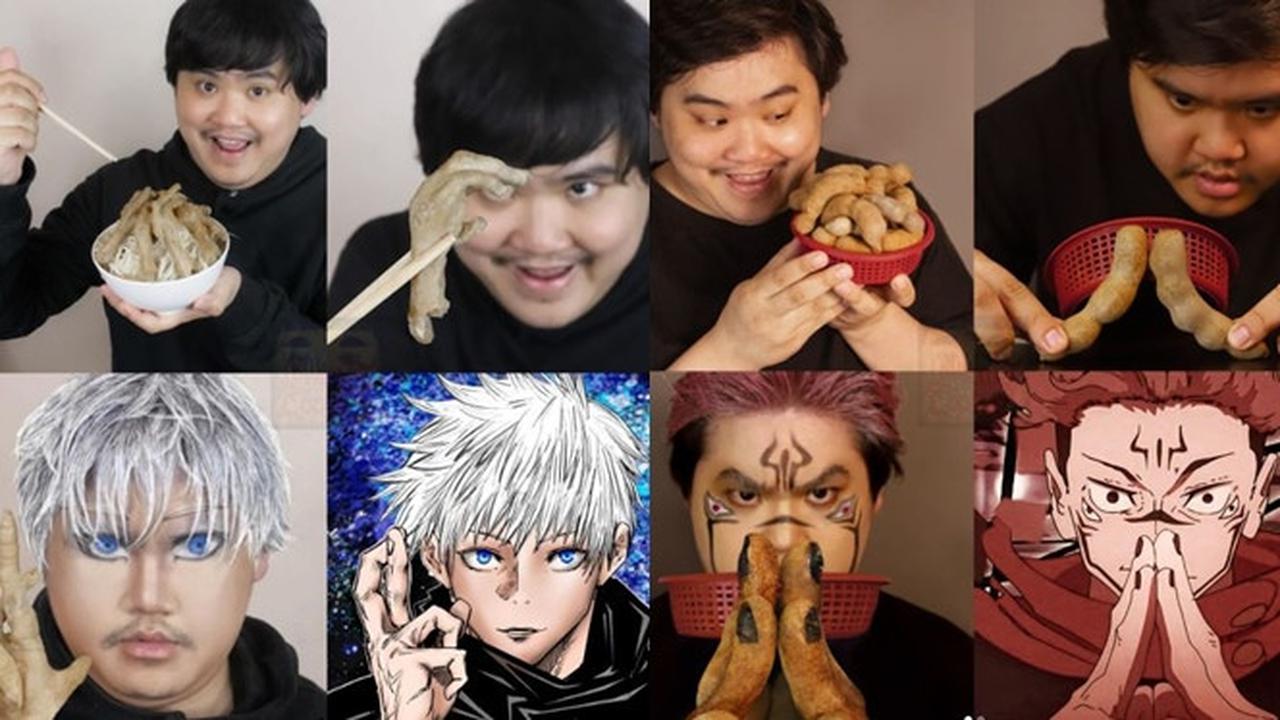 6 Cosplay Low Budget Jadi Gojo Satoru dan Sukuna Jujutsu Kaisen Ini Unik Pol