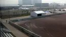 Suasana arena berkuda di kawasan Jakarta International Equestrian Park Pulomas, Jakarta, Kamis (2/8). JIEPP akan menjadi venue tiga cabang equestrian Asian Games 2018. (Liputan6.com/Helmi Fithriansyah)