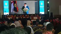 Suasana Wisuda Mahasiswa Di Unsera Banten. (Senin, 31/10/2022). (Yandhi Deslatama/Liputan6.com).