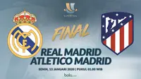 Final Supercopa Spanyol: Real Madrid vs Atletico Madrid. (Bola.com/Dody Iryawan)