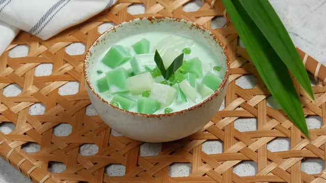 ilustrasi es buko pandan