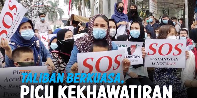 VIDEO: Kekhawatiran Pengungsi Afghanistan di Indonesia atas Berkuasanya Taliban