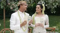 Raisa dan Hamish Daud saat akad nikah (Instagram/@thebridestory)