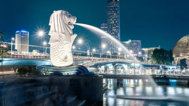 Patung Merlion Singapura