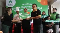 Gojek mengadakan pelatihan untuk istri dan anak mitra di Yogyakarta. (Liputan6.com/ Switzy Sabandar)