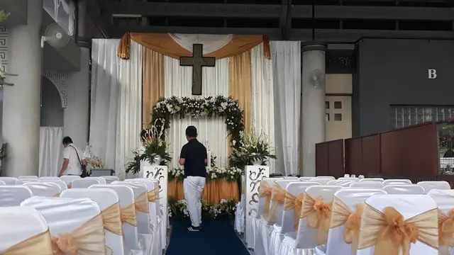 Suasana Rumah Duka Hari Darmawan di Bali