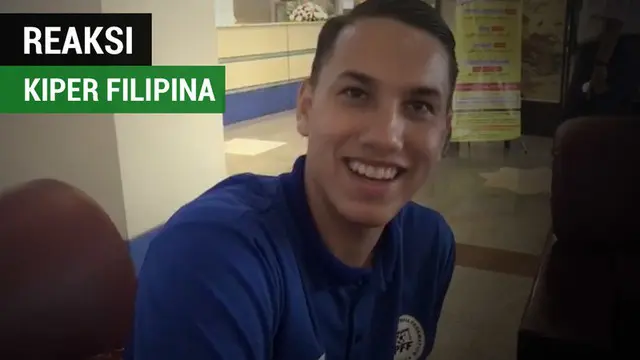 Berita video reaksi kiper Filipina, Quincy Kammeraad, setelah mendapat dukungan dari warganet Indonesia di media sosial Instagram.