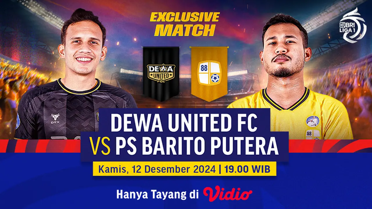 Dewa United vs Barito Putera