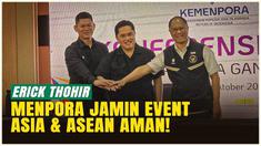 Menteri Pemuda dan Olahraga Erick Thohir memastikan bahwa berbagai kejuaraan olahraga tingkat Asia & ASEAN di Indonesia tidak terpengaruh rekomendasi dari International Olympic Committee (IOC). Dalam konferensi pers di Senayan pada 24 Oktober 2025, E...