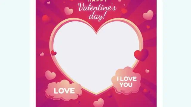 Twibbon Valentine Day atau Hari Valentine yang bisa kamu buat jelang 14 Februari.