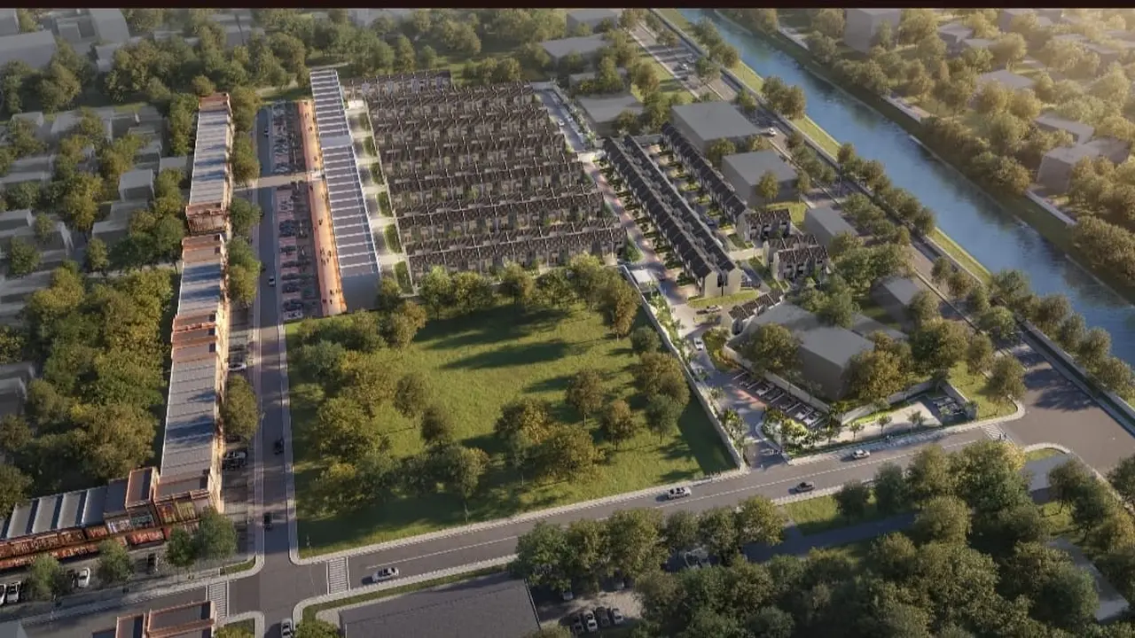 New Palm Town House di Kota Jababeka Cikarang, Jababeka