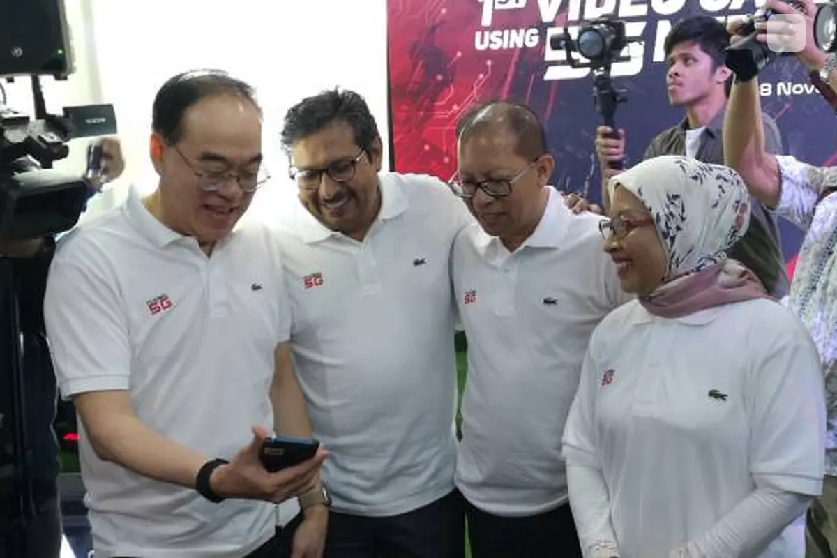 Uji coba 5G Telkomsel di Batam. Liputan6.com/Agustinus Mario Damar