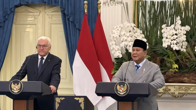 Presiden Prabowo Subianto bertemu Presiden Jerman Steinmeier di Istana