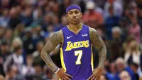 Isaiah Thomas tinggalkan Cleveland Cavaliers untuk LA Lakers pada pertengahan musim NBA 2017-2018. (AFP/Ron Jenkins)