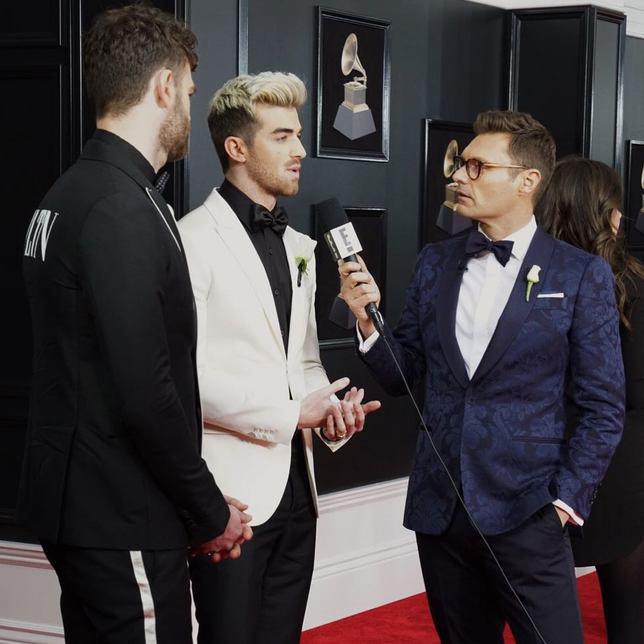 Ryan menjadi reporter wakil E! untuk acara Grammy. Credit: via instagram.com/ryanseacrest