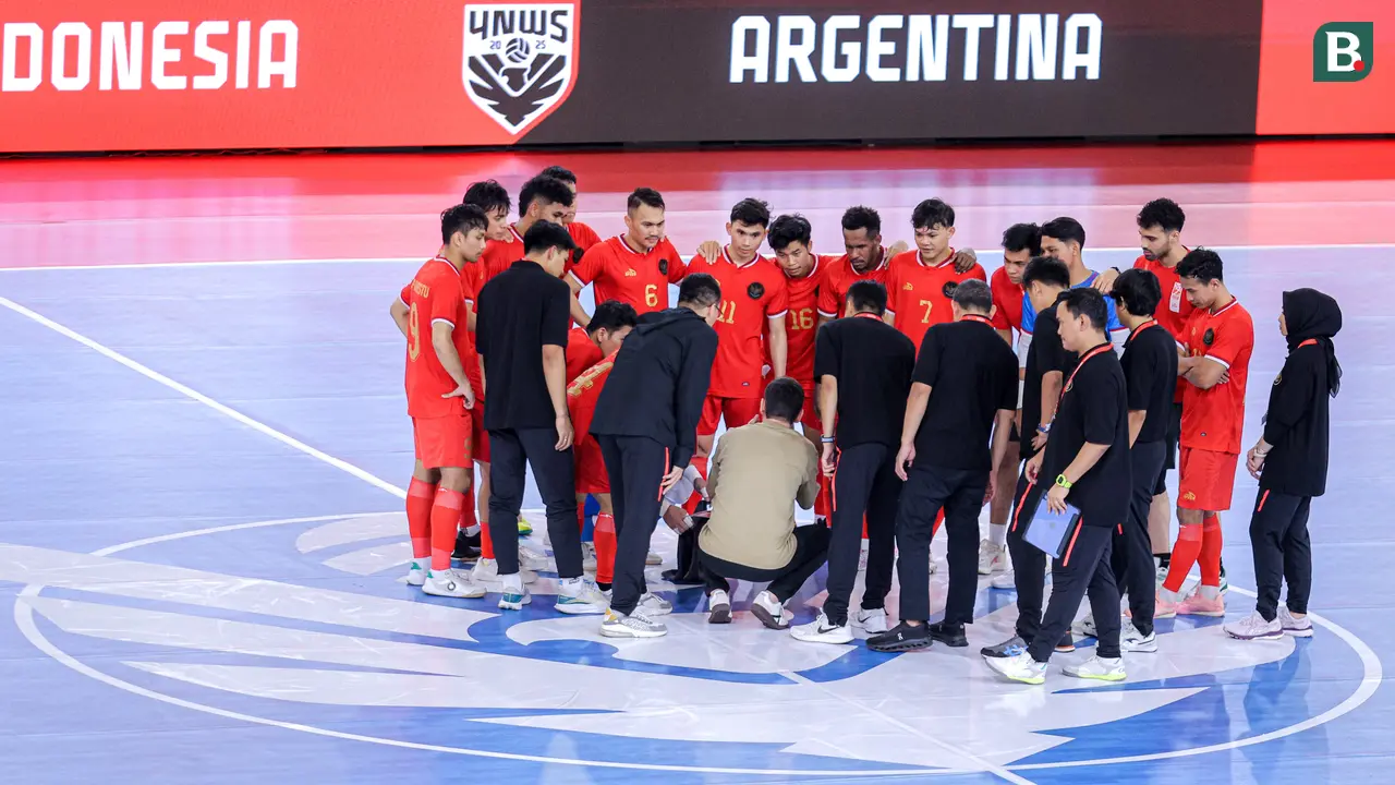 Foto: Perlawanan Sengit Timnas Futsal Indonesia saat Jumpa Argentina dalam 4 Nations World Series 2025