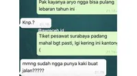 5 Chat Ayah ke Anak Ini Tega Banget, Bikin Geregetan (sumber: Instagram.com/awreceh.id)