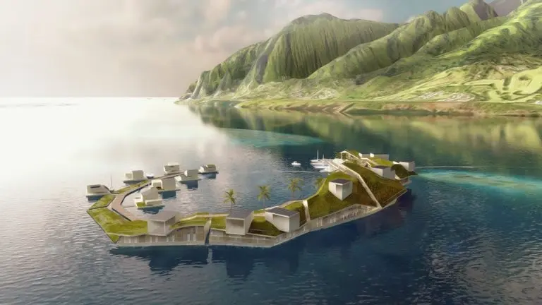 Kota terapung di Polinesia Prancis (The Seasteading Institute)