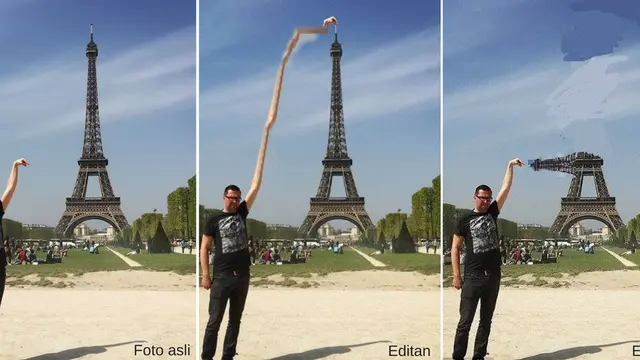 6 Editan Foto Gagal Saat Traveling ke Luar Negeri Ini Absurd, Kocak