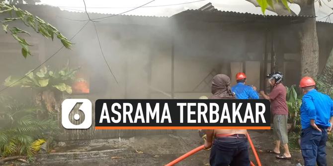 VIDEO: Asrama Polisi di Balikpapan Ludes Terbakar