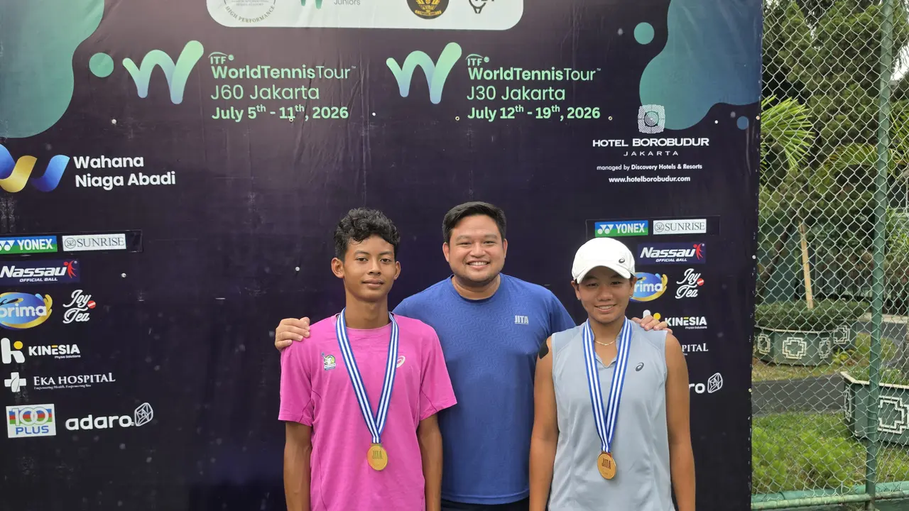 Para juara ITF World Tennis Tour Juniors 2026 J30 Jakarta