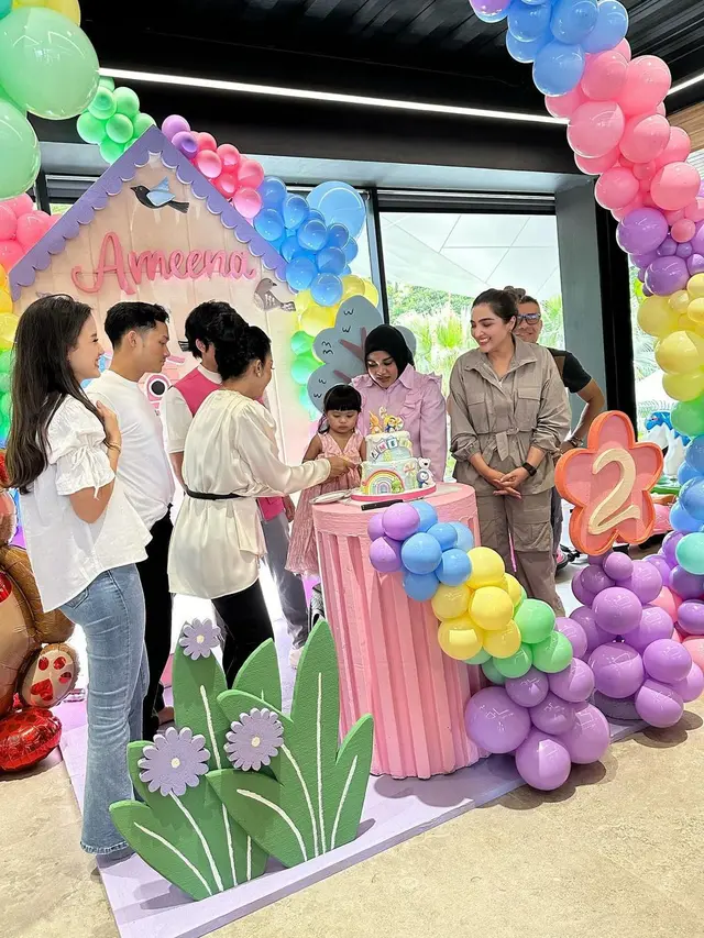 Krisdayanti di Pesta Ultah ke-2 Baby Ameena