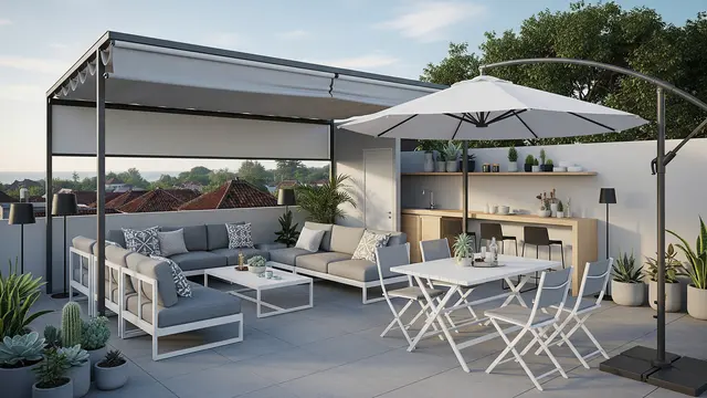 Prompt AI untuk Renovasi Rumah dengan Desain Teras dan Kebun Impian
