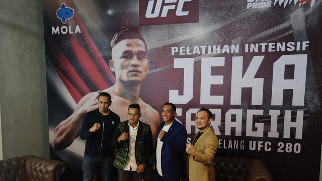 Jeka Saragih akan an latihan di Amerika Serikat jelang UFC 280