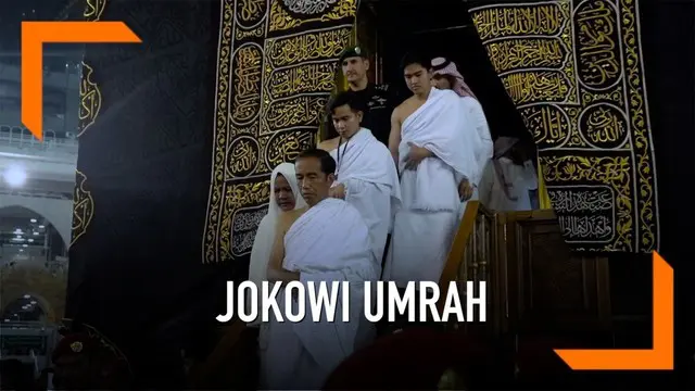 Jokowi dan keluarga melaksanakan rangkaian ibadah umrah bersama keluarga di Makkah, Arab Saudi.