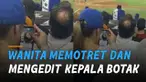 Tingkah usil wanita ini saat menonton pertandingan bisbol bikin ngakak.