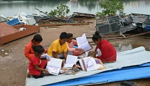 Anak-anak India ilustrasi. (Dok:Noah Seelam/AFP)