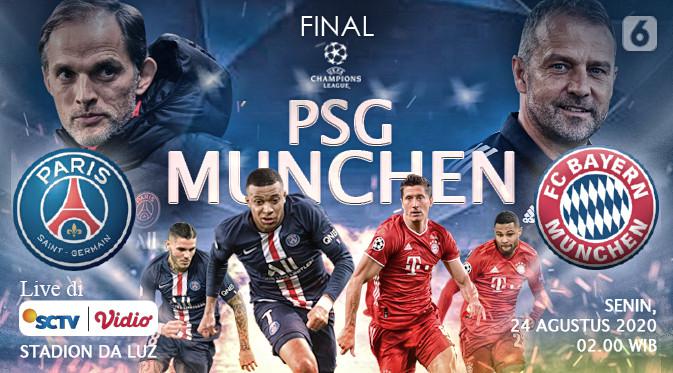 Psg vs reims tayang dimana