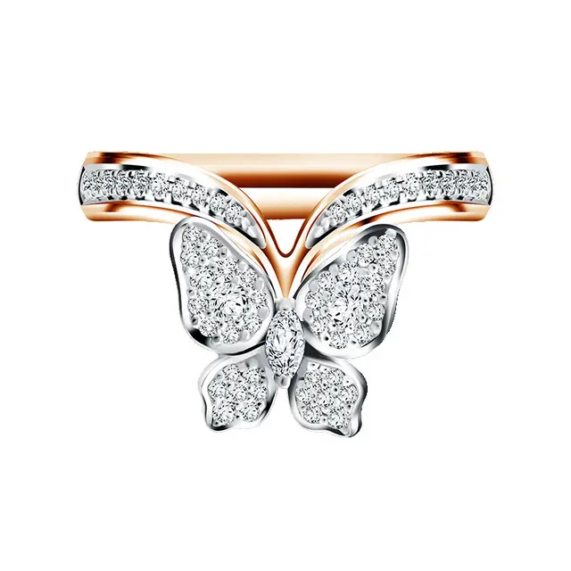 Cincin Berlian dari Koleksi Flutter