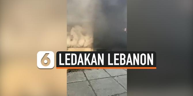 VIDEO: Banyak Warga Terperangkap di Lokasi Ledakan Beirut