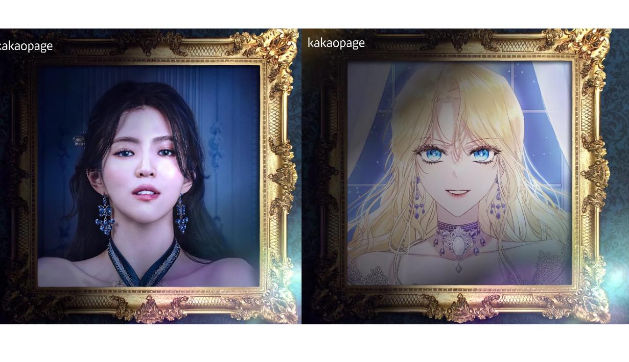 Han So Hee dalam teaser webtoon The Villainess Is A Marionette. (Foto: YouTube/ 카카오페이지)