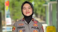 Profil dan Foto-Foto Ipda Febryanti Mulyadi, Polwan Berhijab dan Termuda Berusia 23 Tahun (doc: Instagram.com/@Febrya52)