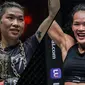 Atlet Mix Martial Arts Tiffany Teo bakal menantang juara bertahan Xiongg Jing Nan untuk memperebutkan gelar Juara Dunia ONE Womens's Strawweight. (Foto: One Championship)