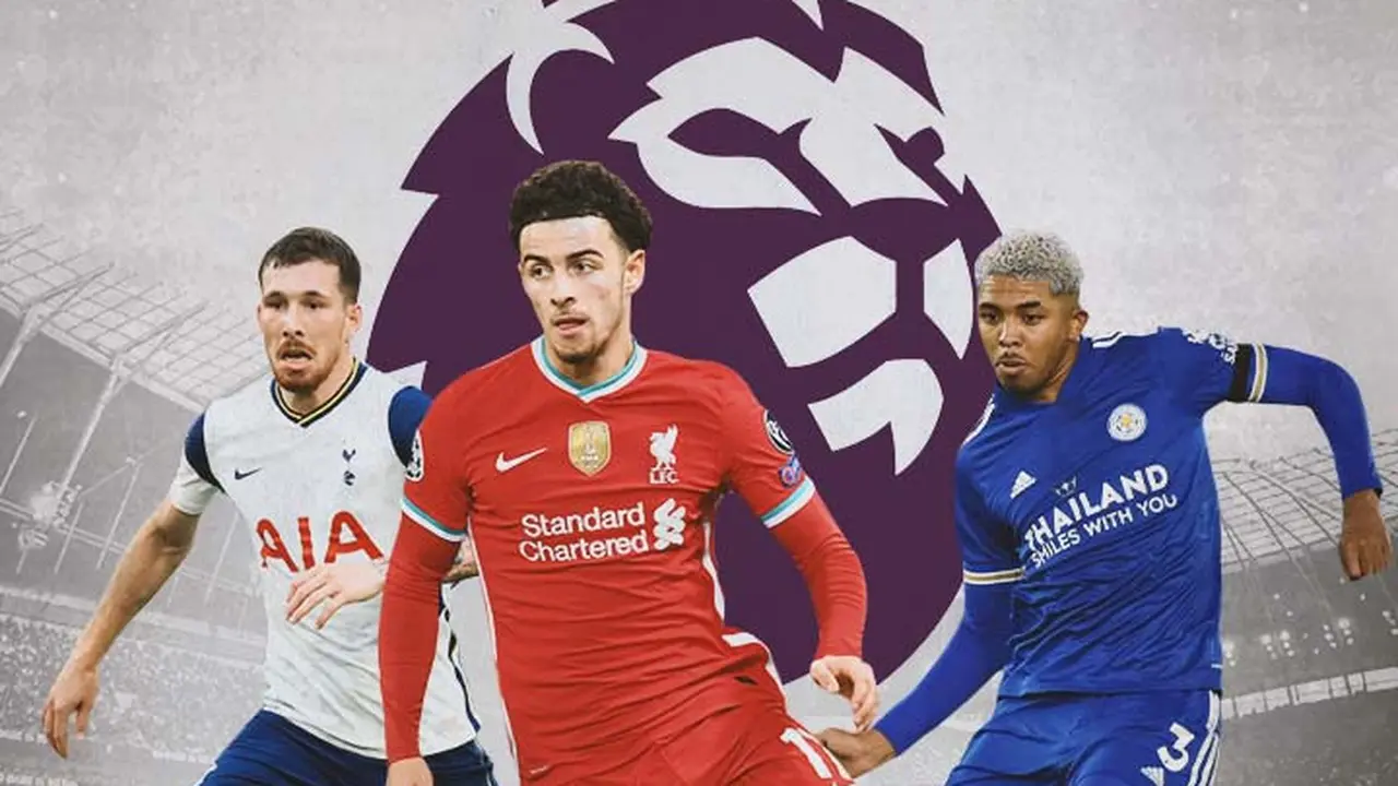Premier League - Pierre-Emile Hojbjerg, Curtis Jones, Wesley Fofana
