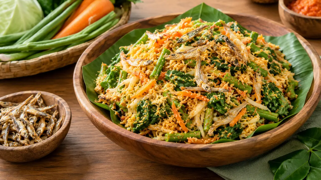 Resep Urap Teri