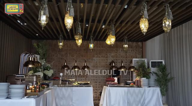 Intip 9 potret kemewahan open house Maia Estianty, dari cheese wheel pasta sampai sate wagyu
