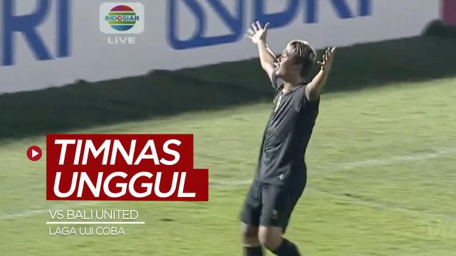 Berita video highlights laga uji coba babak I antara Timnas Indonesia U-23 melawan Bali United, di mana Kushedya Hari Yudo mencetak satu gol, Minggu (7/3/2021) malam hari WIB.