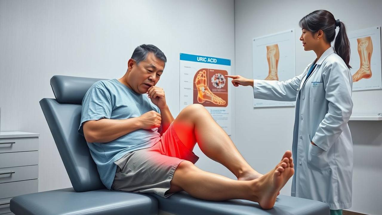 ciri penyakit asam urat pada kaki