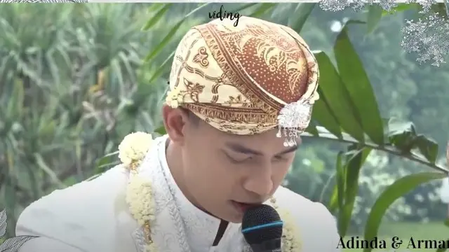 6 Momen Akad Nikah Adinda Azani dan Armand, Mahar Lebih Rp 100 Juta