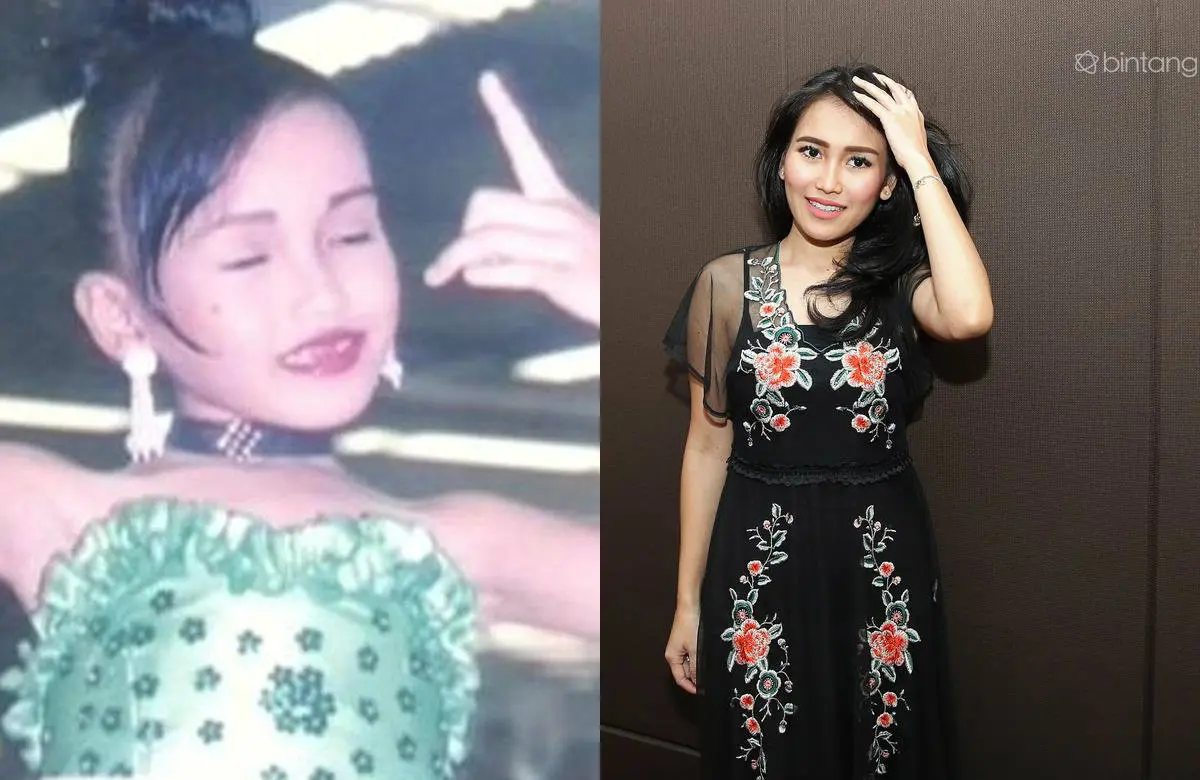 Ayu Ting Ting dulu vs sekarang. (Liputan6.com dan Bambang E. Ros/Bintang.com)