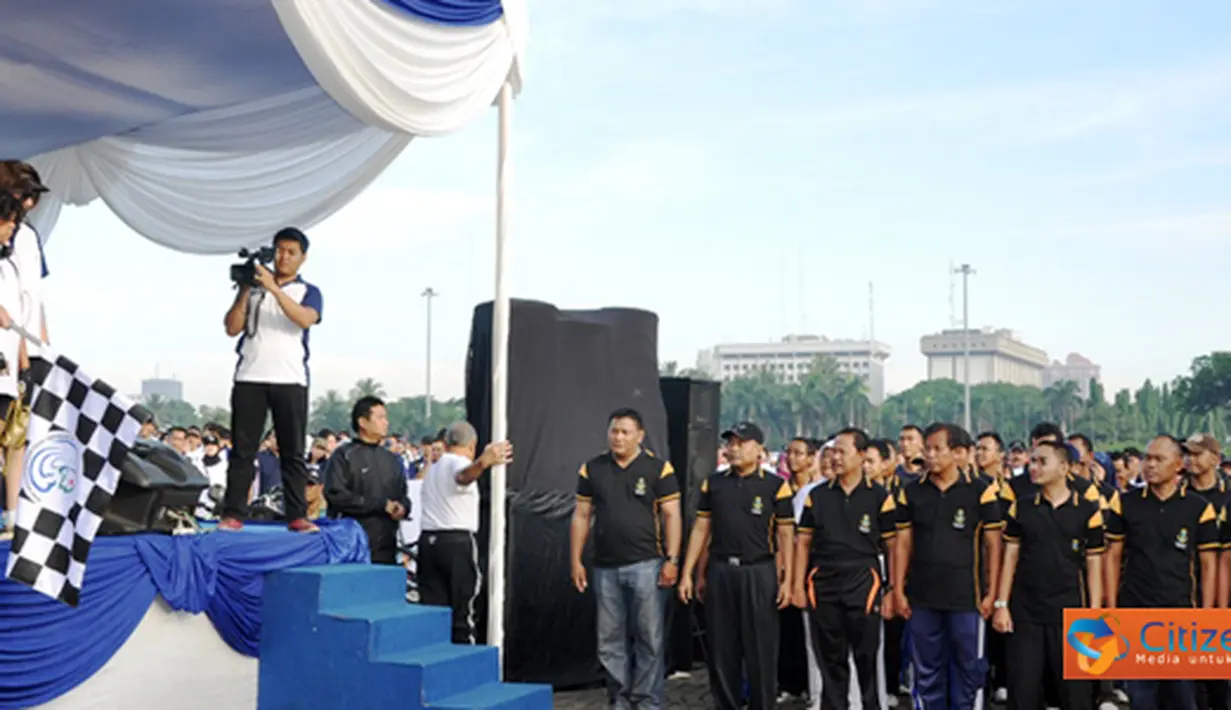 Citizen6, Silang Monas: Dihadapan ratusan pegawai KKP , Sharif memerintahkan seluruh jajarannya untuk meningkatkan proteksi diri terhadap korupsi. (Pengirim: Efrimal Bahri)