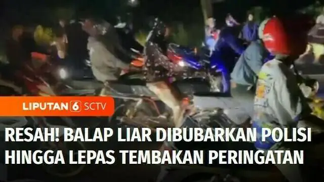 Lantaran kian meresahkan balap liar di akses jalan menuju Jembatan Suramadu sisi Bangkalan, Jawa Timur, dibubarkan polisi. Guna menghentikan para pembalap liar, polisi sampai mengeluarkan sejumlah tembakan peringatan.