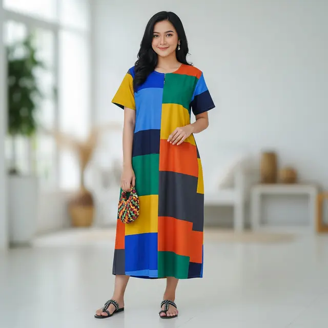 Model Daster dari Kain Perca