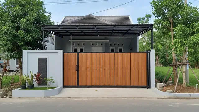Model Pagar Rumah Lipat Modern Hemat Ruang